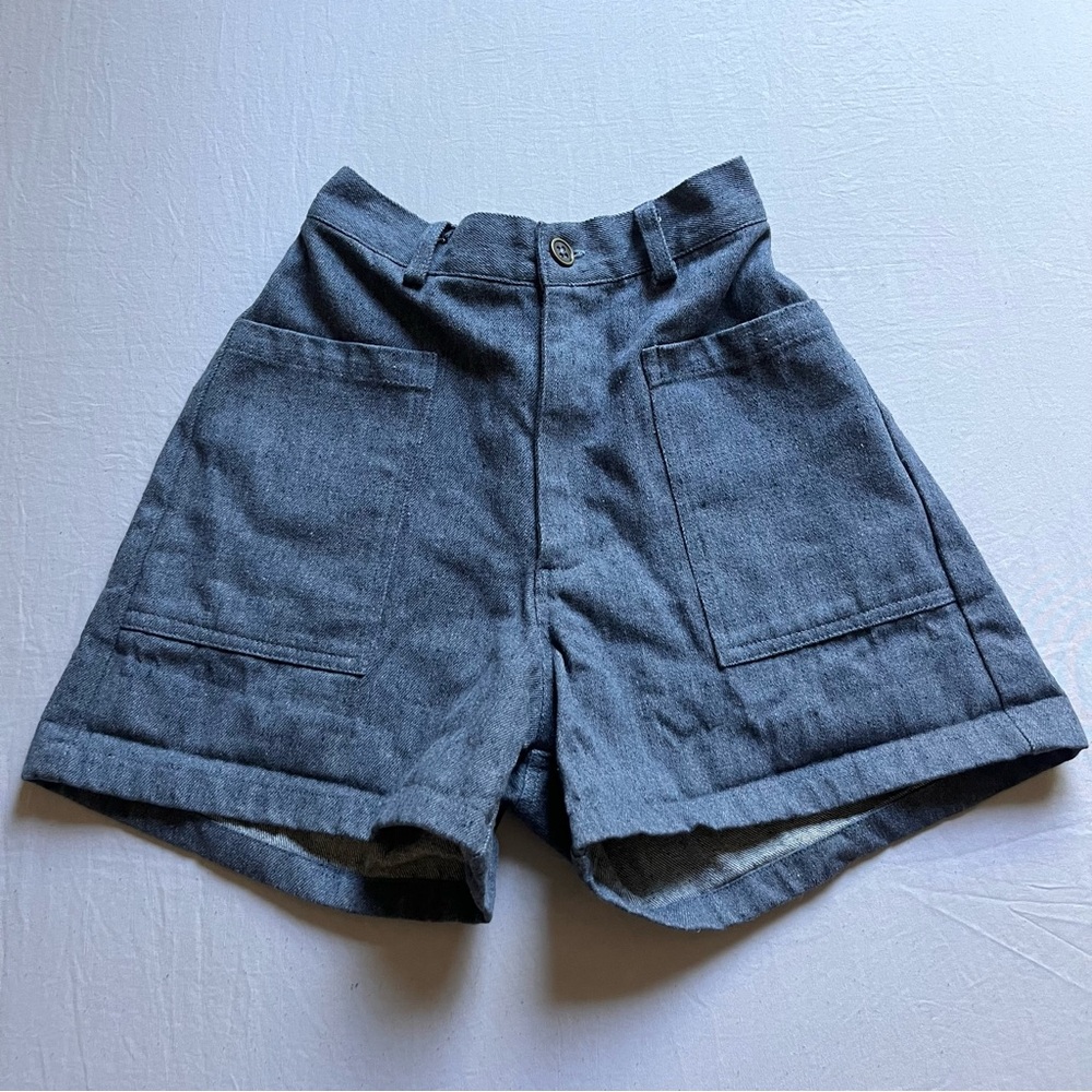 High-Waist Gray Women’s Shorts